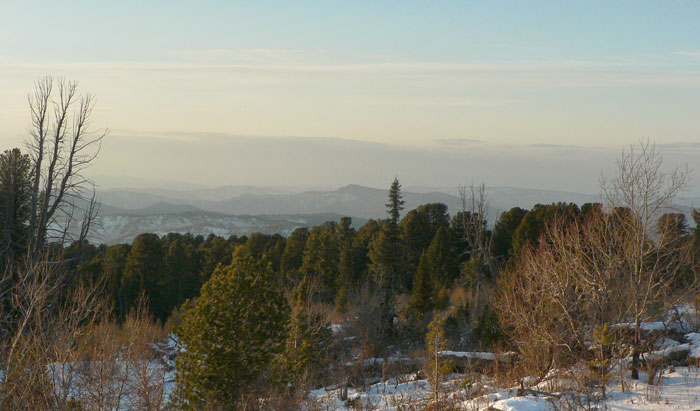панорама хребта Иолго